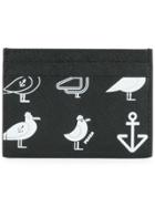 Prada Seagull Print Cardholder - Black