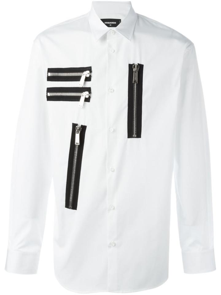 Dsquared2 Zip Applique Shirt