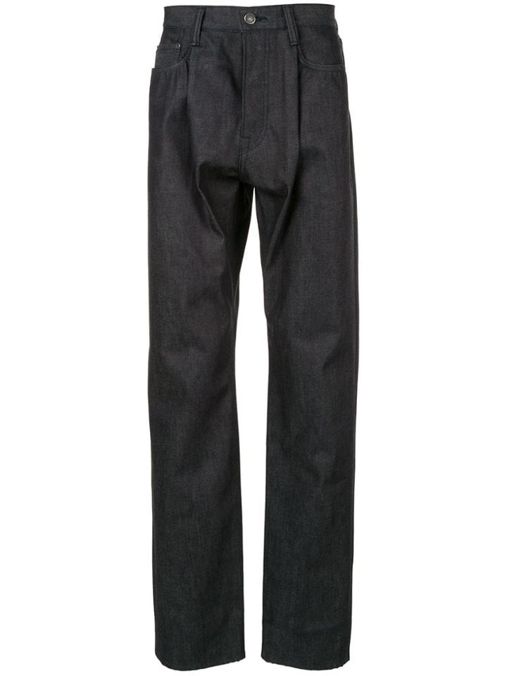 Fumito Ganryu Straight-cut Trousers - Black
