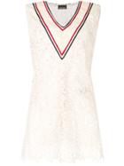 Ermanno Scervino Crochet Top - White
