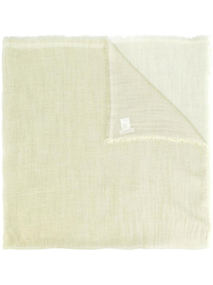 Le Tricot Perugia - Wool Scarf - Women - Virgin Wool - One Size, Green, Virgin Wool