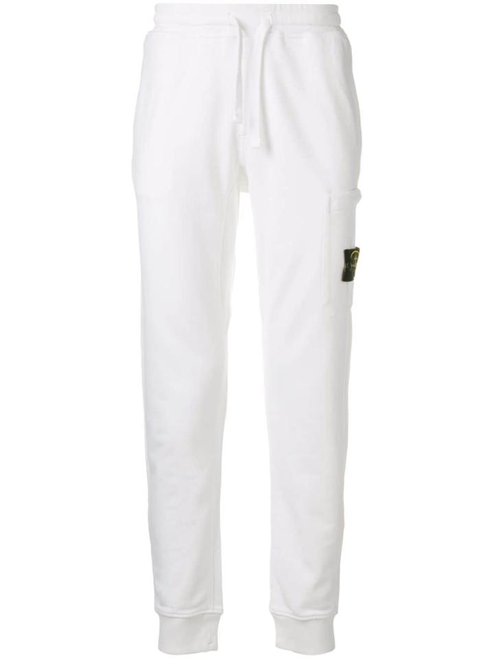 Stone Island Basic Track Trousers - White