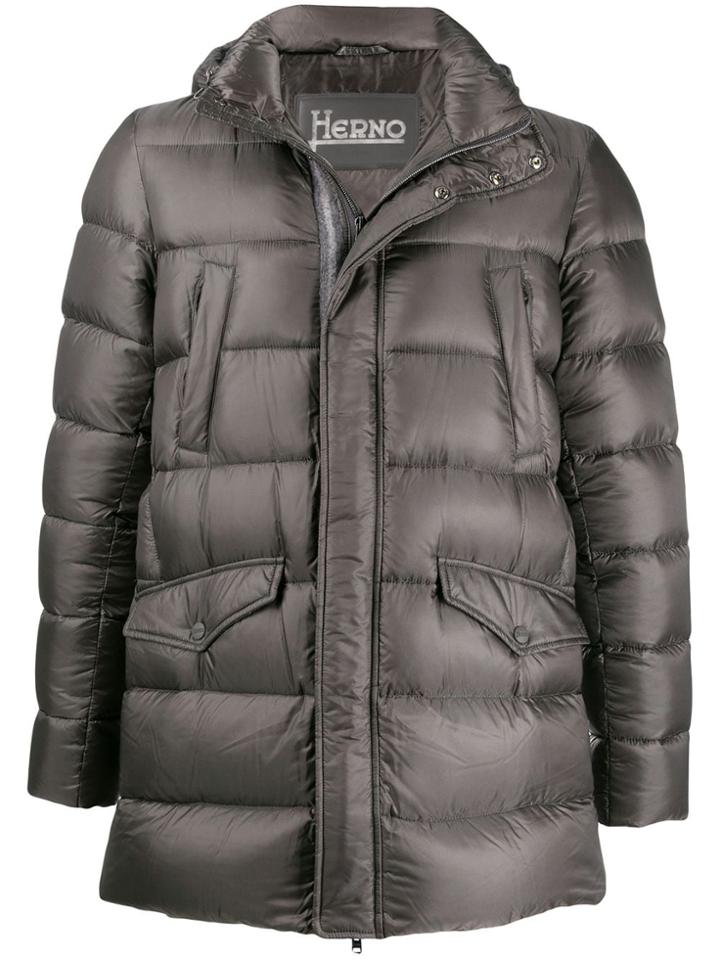 Herno Herno Pi0559u12020 Grigio Apicreated - Grey