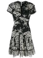 Three Floor Sheer Elegance Dress - Black