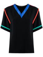 Reinaldo Lourenço - Panel Top - Women - Polyester - 38, Black, Polyester