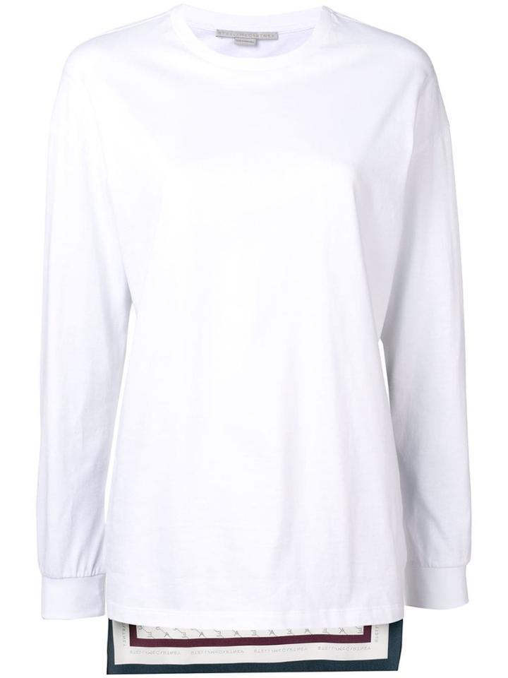 Stella Mccartney Eyewear Logo Print Sweatshirt - White