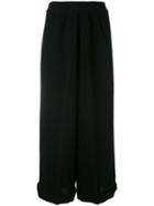 Racil - Wide Leg Pleated Trousers - Women - Polyester/triacetate/viscose - 34, Black, Polyester/triacetate/viscose