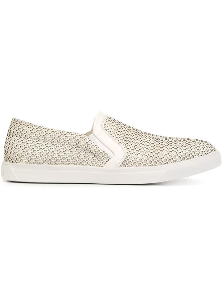 Moncler Punch Hole Sneakers - Grey