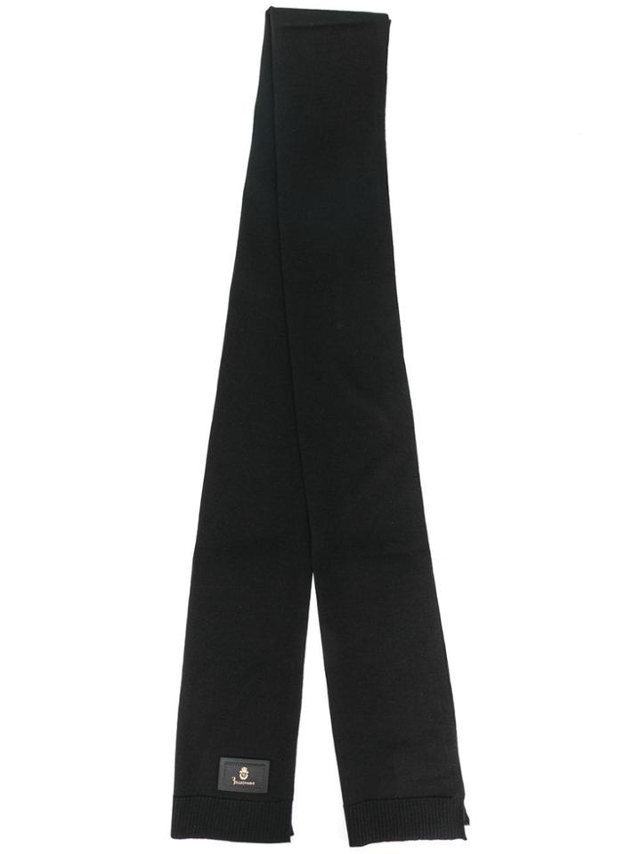Billionaire Fine Knit Scarf - Black
