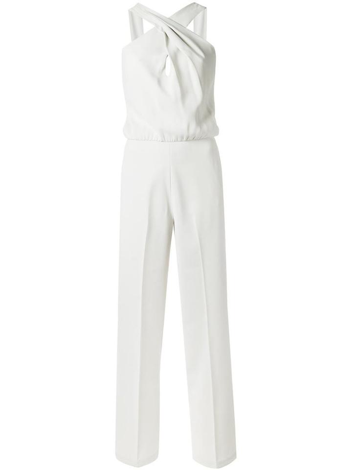 Egrey Sleeveless Jumpsuit, Women's, Size: 36, White, Polyester