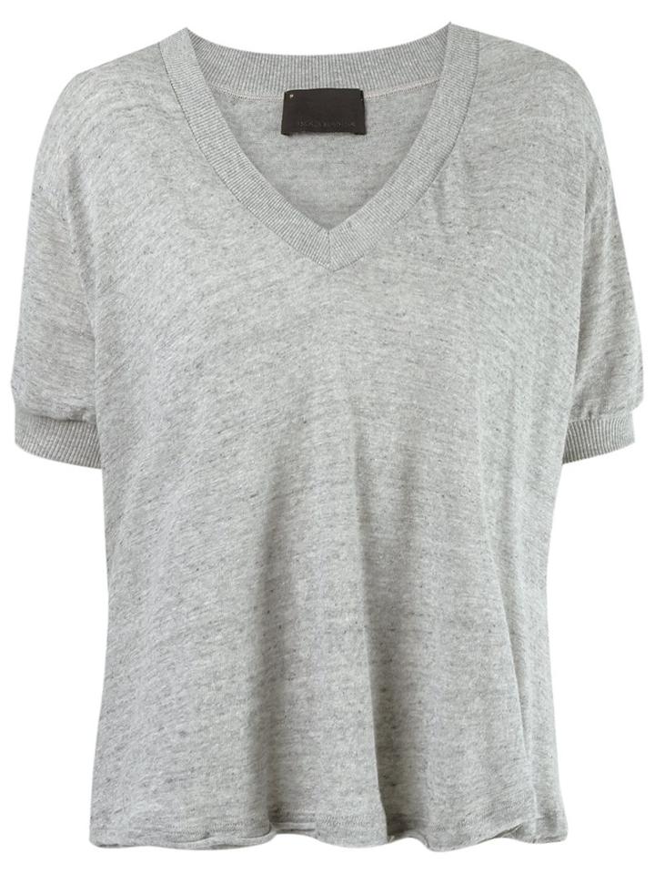 Andrea Bogosian Printed T-shirt, Women's, Size: G, Grey, Cotton