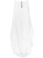Poème Bohémien Ruched Detail Sleeveless Dress, Women's, Size: 38, White, Cotton