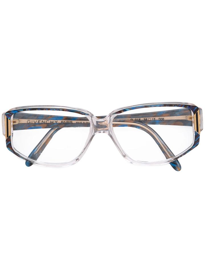 Givenchy Vintage Printed Optical Glasses, Blue