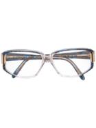 Givenchy Vintage Printed Optical Glasses, Blue