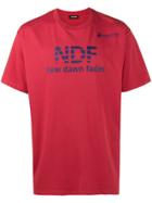 Raf Simons Red New Dawn Fades Print T Shirt