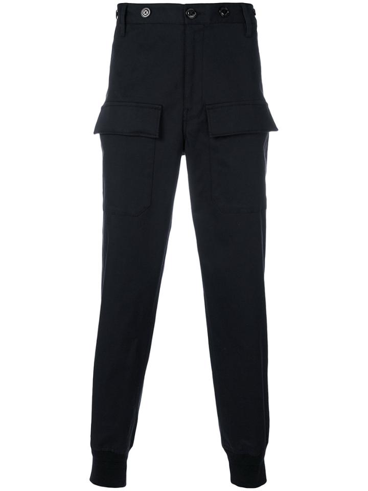 Moncler Mid Rise Trousers - Black