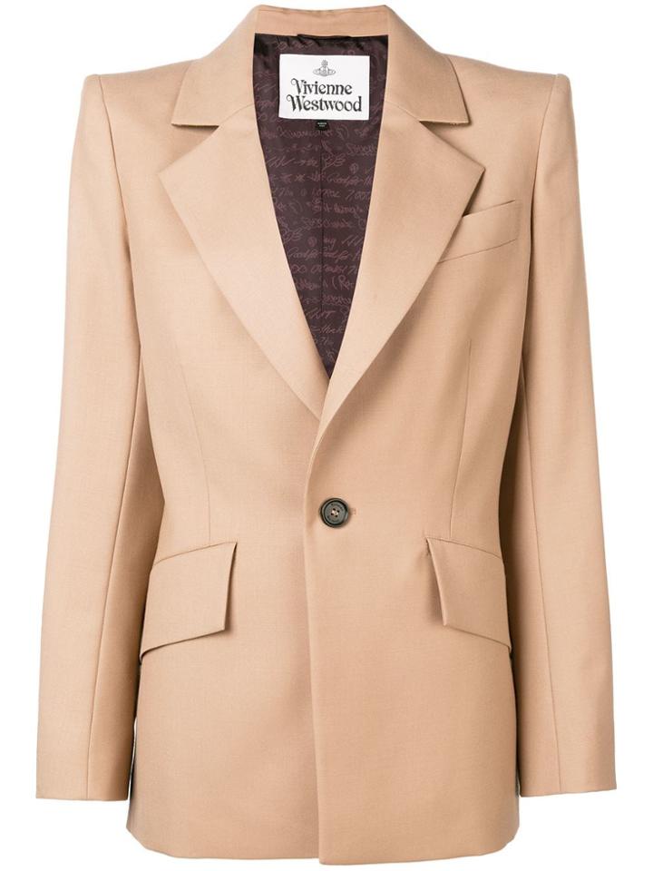 Vivienne Westwood Single Breasted Blazer - Neutrals