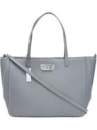 Zac Zac Posen Eartha Iconic Signature Shopper, Women's, Grey, Calf Leather