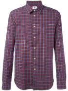 Ps By Paul Smith Plaid Shirt, Men's, Size: Small, Red, Cotton