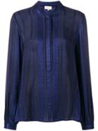 Zeus+dione Embroidered Blouse - Blue