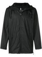 Rains Hooded Raincoat - Black