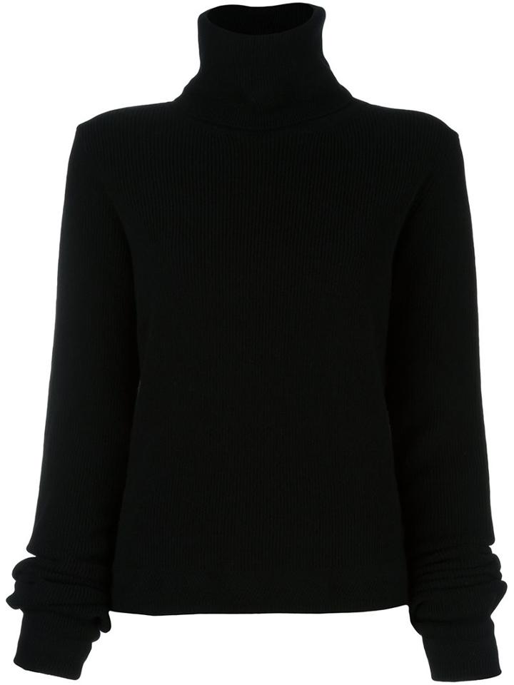 Paul Smith Roll Neck Jumper, Women's, Size: Medium, Black, Cashmere