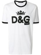 Dolce & Gabbana Crew Neck Logo T-shirt - White