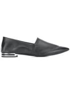 Casadei Pointed Toe Ballerinas - Black