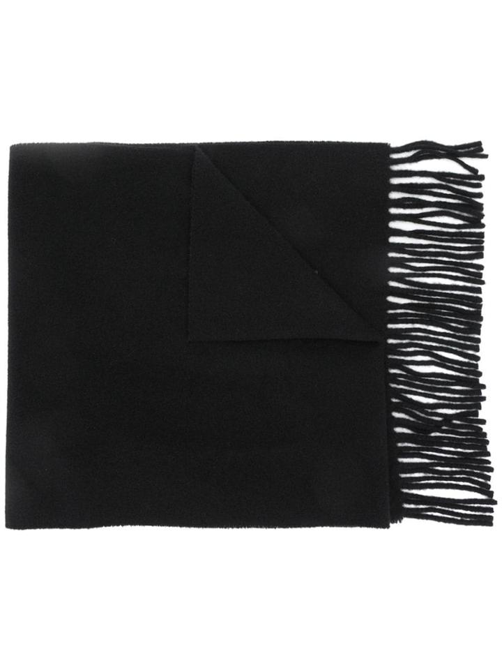 Vivienne Westwood Embroidered Logo Scarf - Black