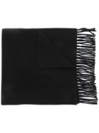 Vivienne Westwood Embroidered Logo Scarf - Black