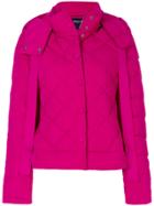 Armani Jeans Quilted Puffer Jacket - Pink & Purple
