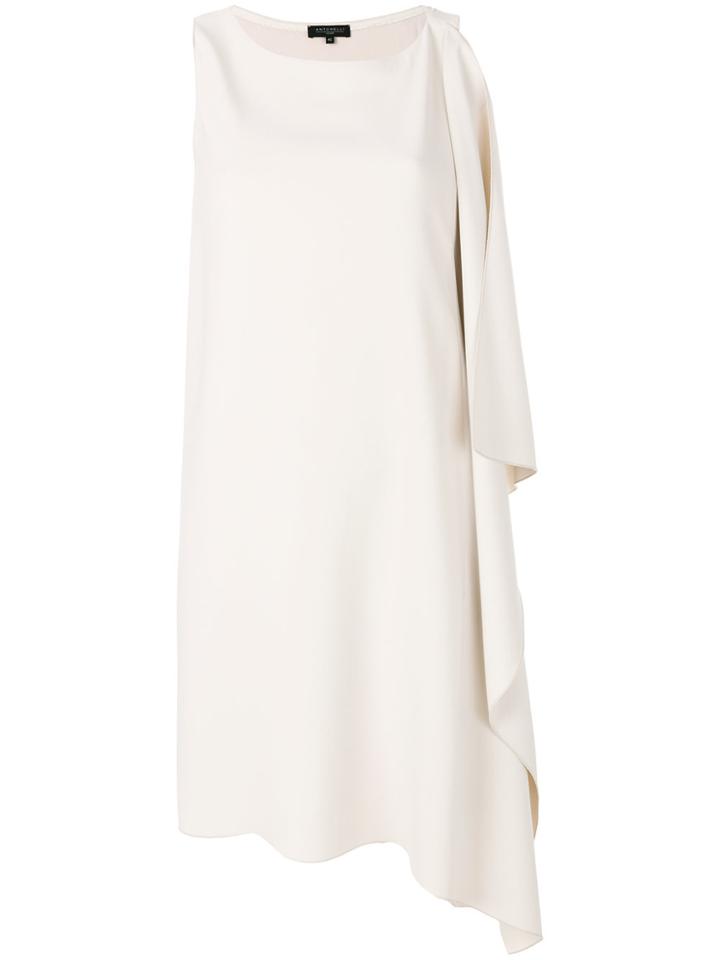 Antonelli Draped Dress - Nude & Neutrals