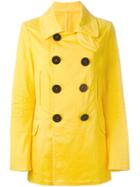 Dsquared2 Double Breasted Coat - Yellow & Orange