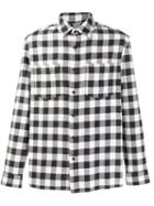 Woolrich Checked Long Sleeved Shirt - White