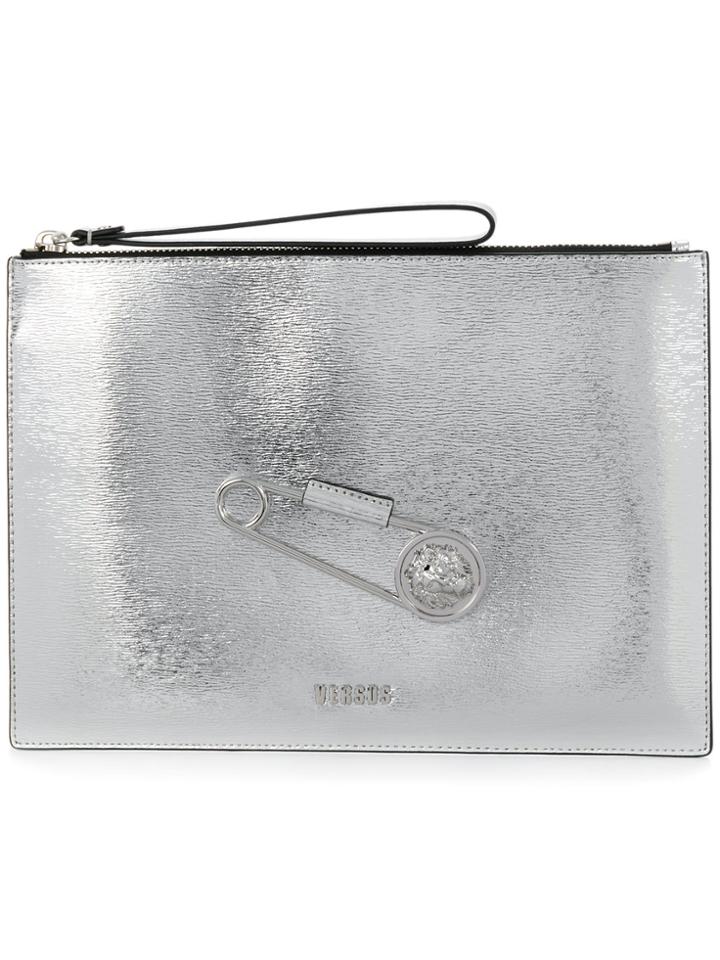 Versus Safety Pin Clutch - Grey