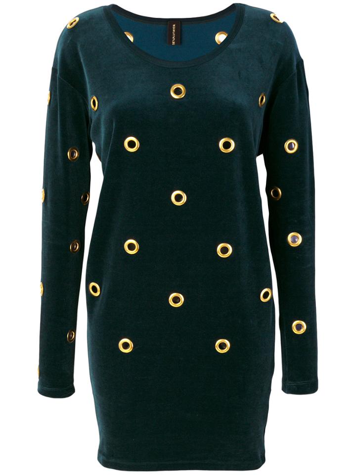 Alexandre Vauthier Eyelet Dress - Green