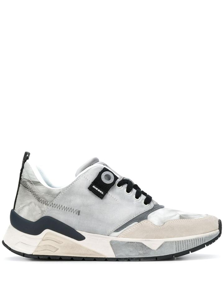 Diesel Technical Low-top Sneakers - Green