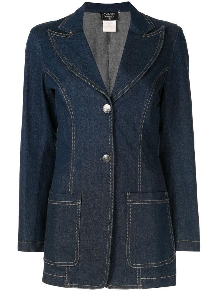Chanel Pre-owned Denim Blazer - Multicolour