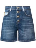 Liu Jo High Waist Denim Shorts - Blue