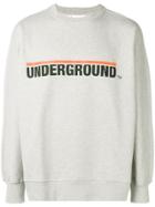 Études Underground Print Sweatshirt - Grey