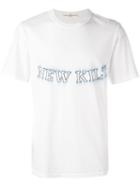 Golden Goose Deluxe Brand New Kilt Print T-shirt, Men's, Size: Large, White, Cotton