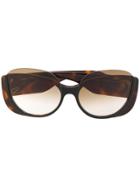 Chloé Eyewear Cat Eye Sunglasses - Brown