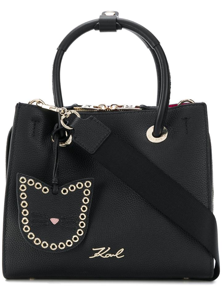 Karl Lagerfeld Karry All Mini Shopper Tote - Black