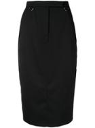 Max Mara High Waisted Pencil Skirt - Black