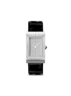 Boucheron Medium Reflet Leather Strap Watch - Steel