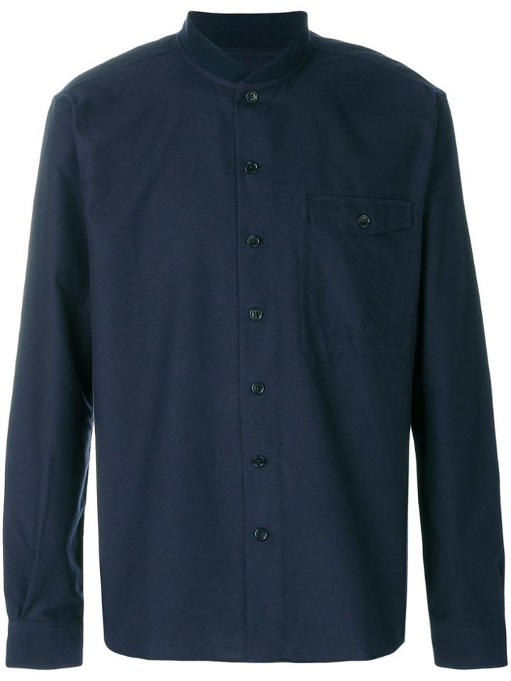Ymc Oxfort Delinquents Shirt - Blue
