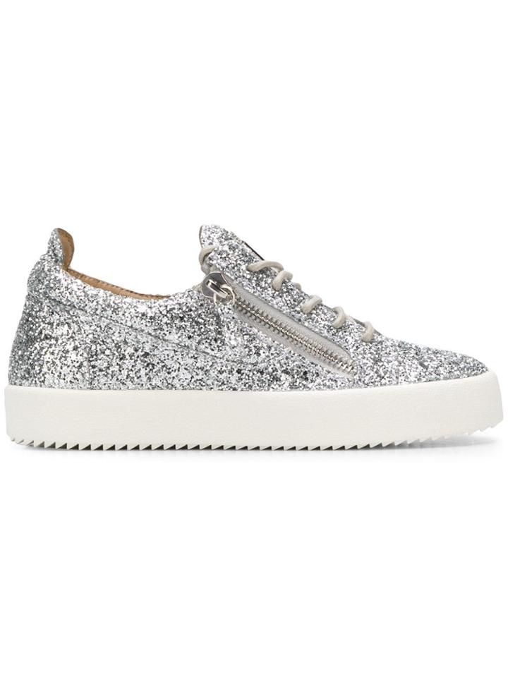 Giuseppe Zanotti Design May Low-top Sneakers - Silver