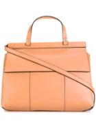 Tory Burch Crossbody Bag With Top Handle, Women's, Brown, Leather
