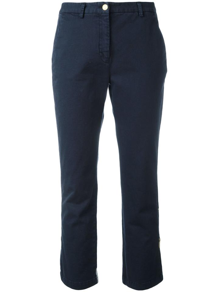 History Repeats Cropped Pants - Blue