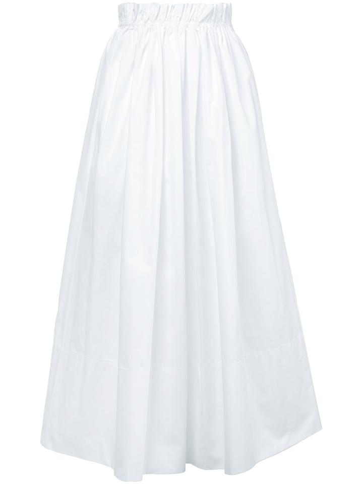 Chloé - Paper Bag Waist Midi Skirt - Women - Cotton - 36, White, Cotton